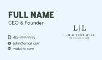 Line Letter Business Business Card Image Preview