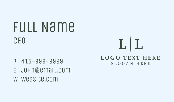 Line Letter Business Business Card Design Image Preview