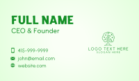 Leafy Wellness Tree  Business Card Preview