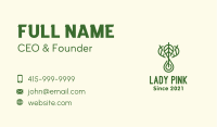 Herbal Leaves Oil Business Card Image Preview