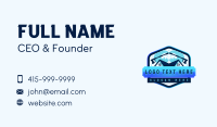 Power Wash Cleaning Splash Business Card Image Preview