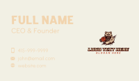 Bear Basketball Varsity Business Card Design