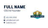 Airplane Cruise Travel Business Card Preview