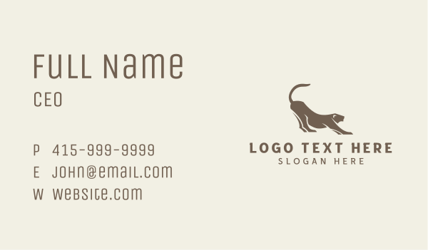 Luxury Animal Lioness Business Card Design Image Preview