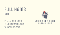 Charity Hand Support Business Card Image Preview