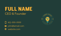 Eco Power Lightbulb Business Card Design