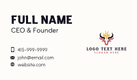 Beef Barbecue Flame Grill Business Card Image Preview