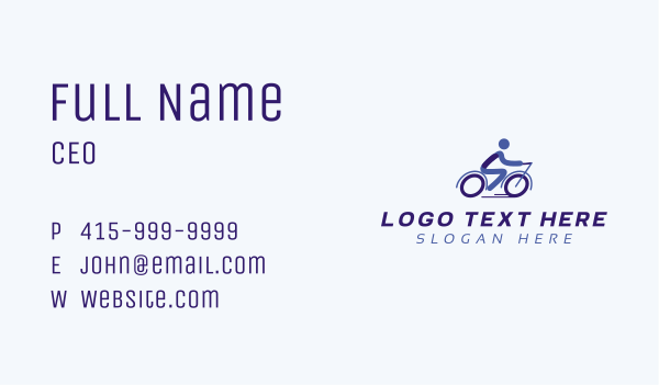Bike Cyclist Athlete Business Card Design Image Preview
