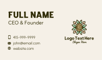 Ornamental Coffee Bean Business Card Image Preview
