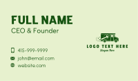 Green Food Delivery  Business Card Image Preview