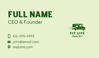 Green Food Delivery  Business Card Image Preview