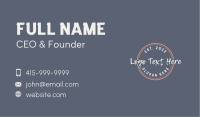 Generic Circle Firm Business Card Image Preview