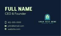 Tropical Surfboard Beach Business Card Image Preview