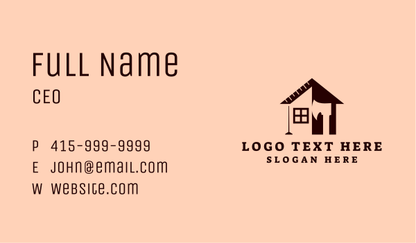 Axe House Carpentry Business Card Design Image Preview