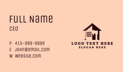 Axe House Carpentry Business Card Image Preview