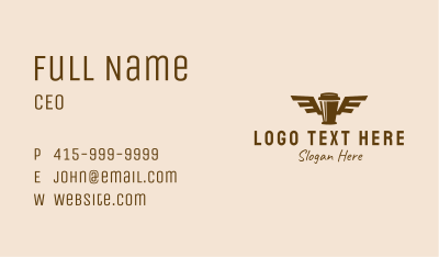 Coffee Cup Cafe Business Card