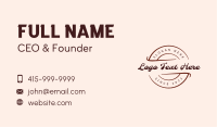 Vintage Pastry Seal Business Card Image Preview
