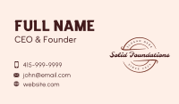 Vintage Pastry Seal Business Card Image Preview