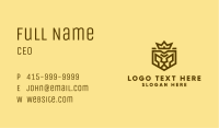 Warrior Lion King Emblem Business Card Image Preview