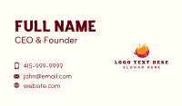Flame Fish Grilling Business Card Image Preview