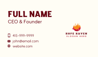 Flame Fish Grilling Business Card Image Preview