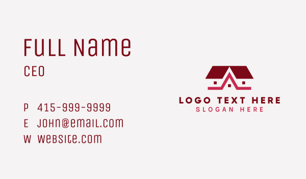 House Roofing Home Improvement Business Card Design Image Preview
