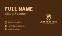 Hand Craft Charity Business Card Image Preview