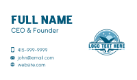 Roof Gutter Cleaning Business Card Design