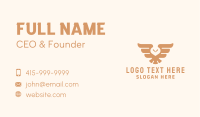 Brown Avian Owl Business Card Image Preview