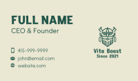 Ancient Viking Warrior  Business Card Image Preview