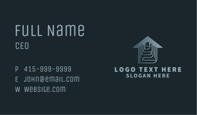 Labyrinth House Maze Business Card Image Preview