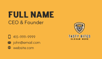 Sports Tiger Shield Business Card Image Preview