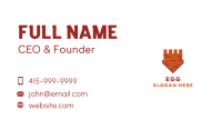 Brick Castle Shield  Business Card Image Preview