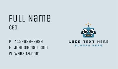 Toy Robot Technology Business Card Image Preview