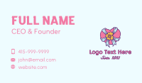 Heart Flower Ribbon Business Card Image Preview