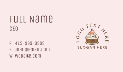 Sweet Cupcake Pastry Business Card Image Preview