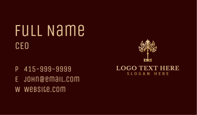 Key Wings Luxury Business Card Image Preview