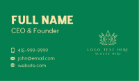 Nature Organic Plant Business Card Image Preview