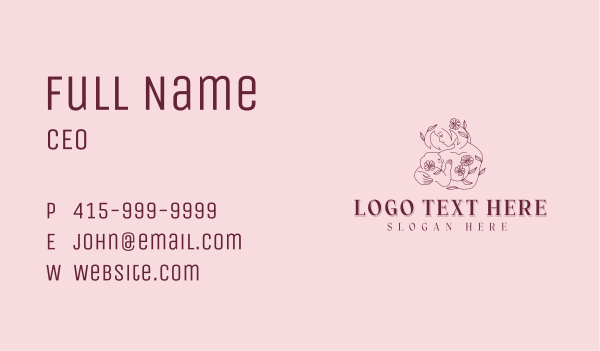 Infant Maternity Childcare Business Card Design Image Preview