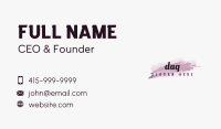Etsy Apparel Wordmark Business Card Image Preview