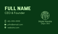 Leafy Herbs Circle  Business Card Design