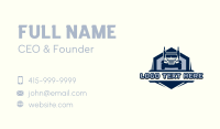 Logistics Truck Courier Business Card Image Preview
