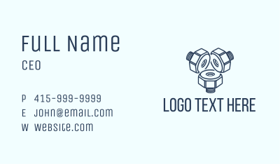 Triple Bolt Tool Business Card Image Preview
