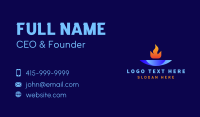 Industrial Water Fire Business Card Image Preview