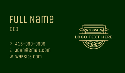 Shield Plant Boutique Business Card Image Preview