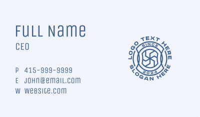 Generic Industrial Tech Business Card Image Preview