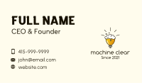 Light Bulb Beer Business Card Image Preview