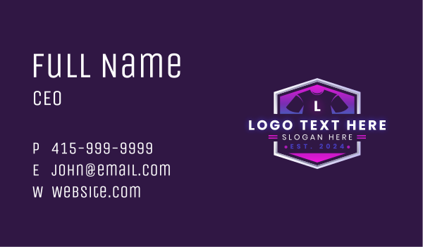 Clothing Printing Shirt Business Card Design Image Preview