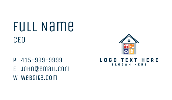 Home Construction Carpentry Business Card Design Image Preview