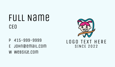Pediatrician Dental Clinic  Business Card Image Preview